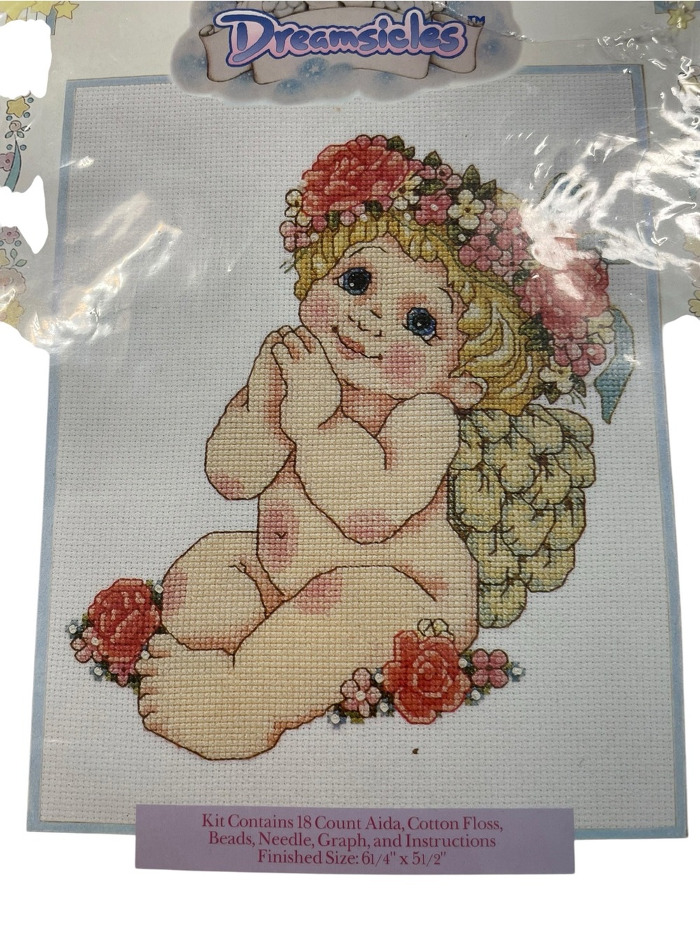 Vintage New Sealed Dreamsicles Say Your Prayers Item# 48001 Counted Cross Stitch